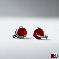 Накрутка шар в лапках Natural Stone Red 1.2 мм